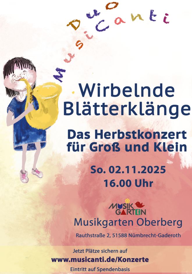 Wirbelnde Blätterklänge - Das Herbstkonzert für Groß und Klein